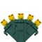Northlight Wide Angle LED Christmas Lights - Yellow - 33' Green Wire - 100 ct